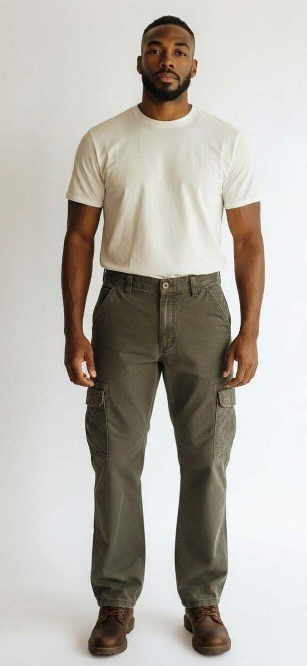 Carhartt B260 DOL Cargo Pants Size 36x32 Olive Green